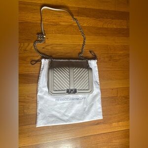 Rebecca Minkoff Light Gray Ivory Crossbody Bag